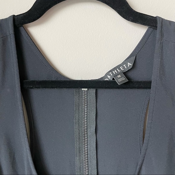 Athleta Black Hillside Jumpsuit Romper Sleeveless size 16 - Picture 4 of 12